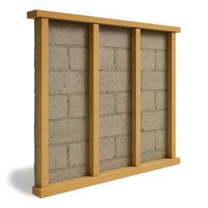 Concrete Wall Battening (lekting)