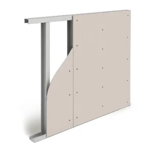 Hard Gips Mounting on Wall frame (1 layer/12,5mm)