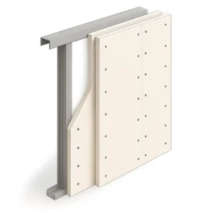 Gips Mounting on Wall frame (2 layer/25mm)